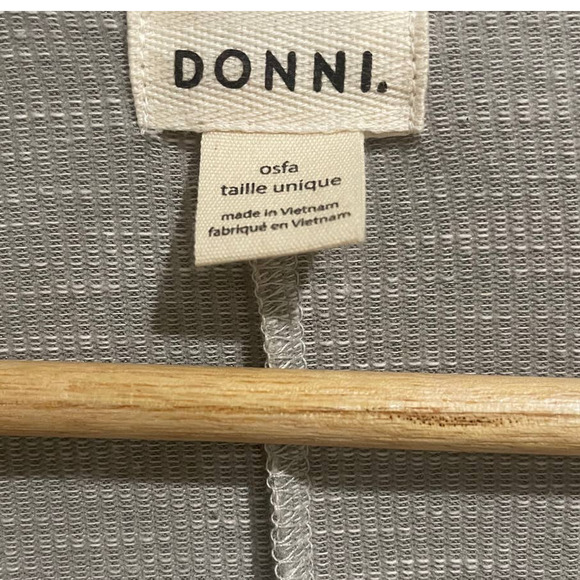 Anthropologie DONNI. Open Front Long Cardigan Lightweight Boho Oversized Sweater - Picture 6 of 7